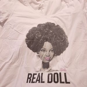 Barbie Real Doll plus graphic tee
